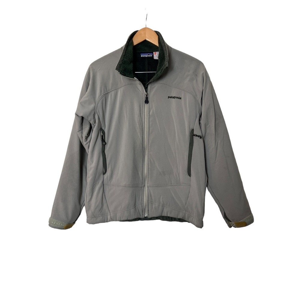 Vintage Patagonia Men's Adze Hybrid Jacket Full Zip Polartec Softshell M USA
